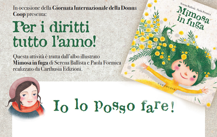 Copertina PDF attività Mimosa in Fuga: io lo posso fare