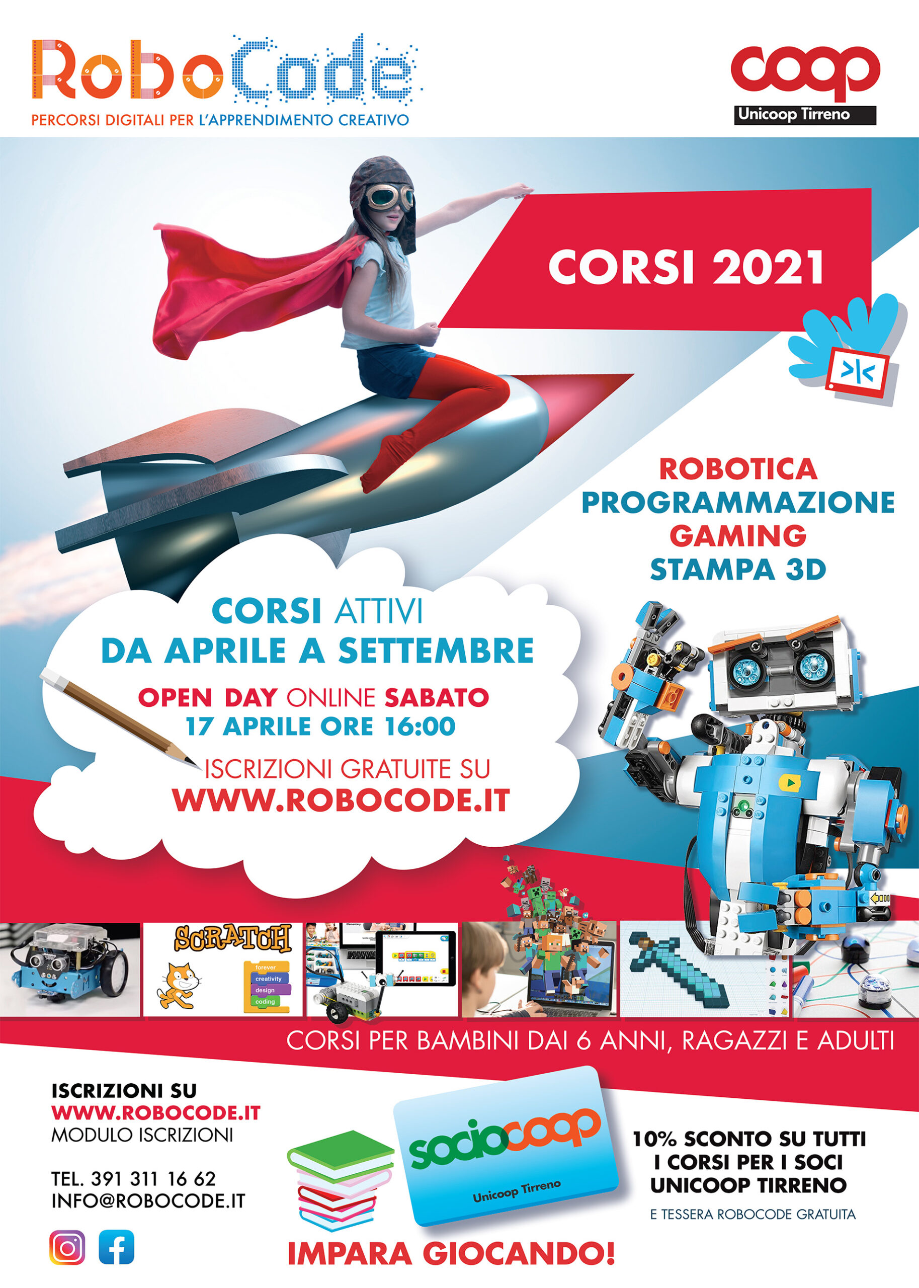 Volantino RoboCode: percorsi digitali per l’apprendimento creativo Volantino RoboCode: percorsi digitali per l'apprendimento creativo