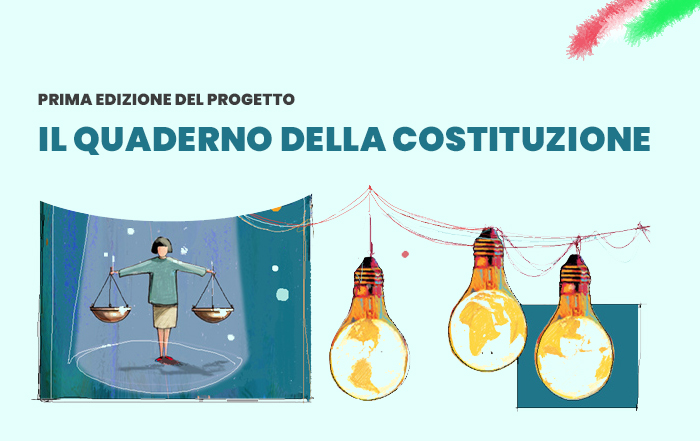 Copertina progetto prima edizione: il quaderno della costituzione