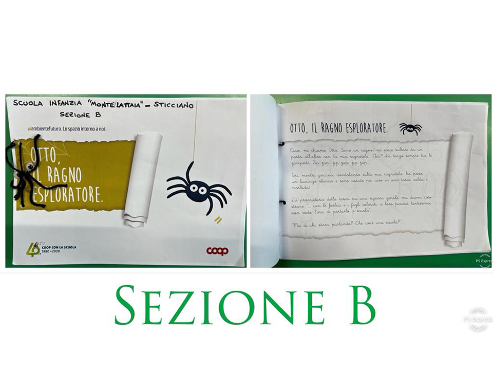 Depliant storia Otto il ragno esploratore Depliant storia Otto il ragno esploratore
