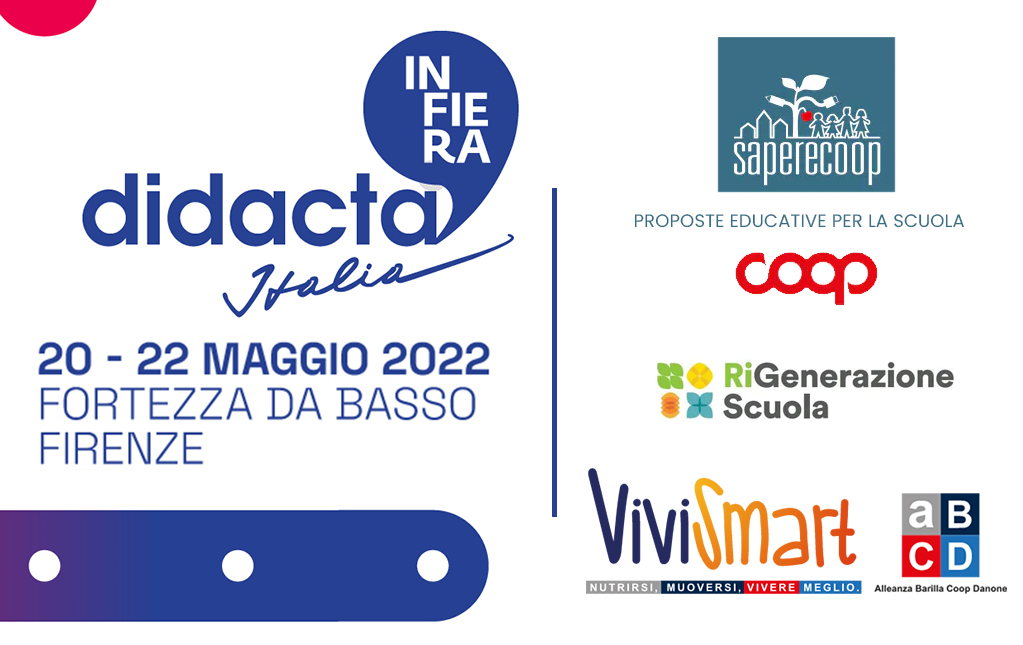 Locandina presenza Saperecoop a Didacta