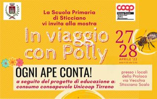 Volantino in viaggio con Polly: ogni ape conta