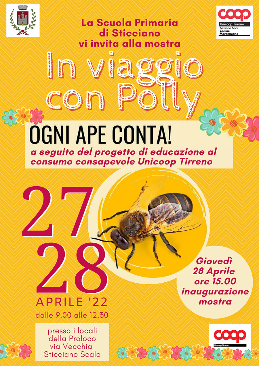 Volantino in viaggio con Polly: ogni ape conta
