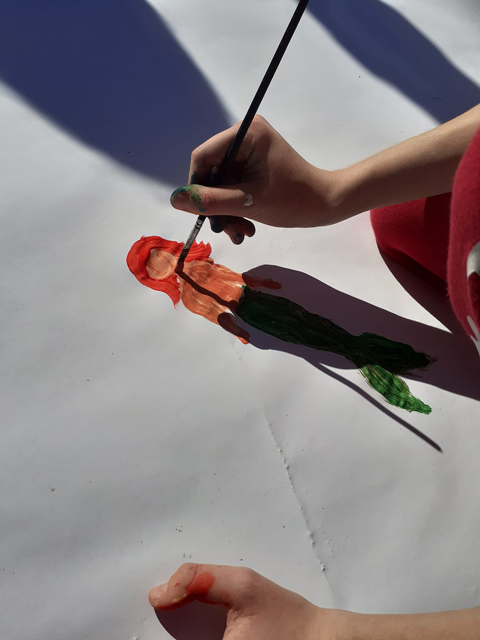 disegno fatto da bambino rappresentante una sirenetta disegno fatto da bambino rappresentante una sirenetta