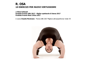 R. OSA 10 ESERCIZI PER NUOVI VIRTUOSISMI. immagine di ragazza che fa un ponte di ginnastica