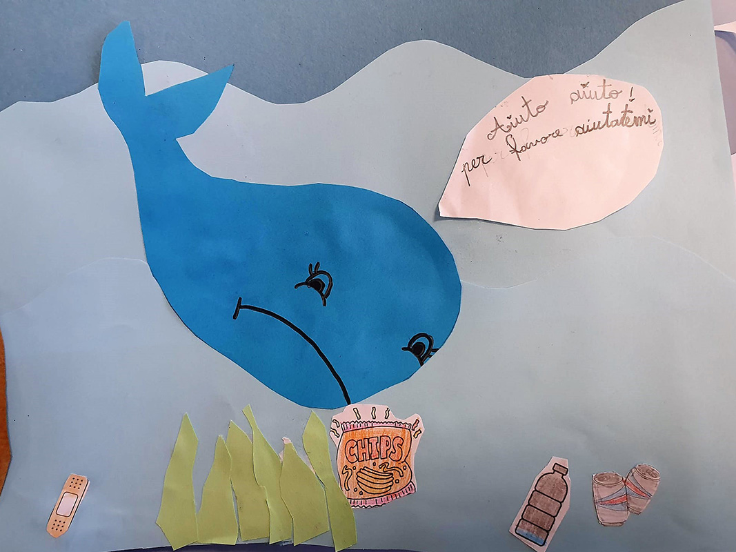 Disegno di una balena Disegno di una balena