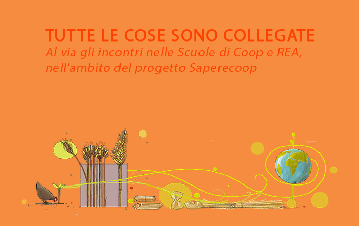 TUTTE LE COSE SONO COLLEGATE Al via gli incontri nelle Scuole di Coop e REA, nell'ambito del progetto Saperecoop