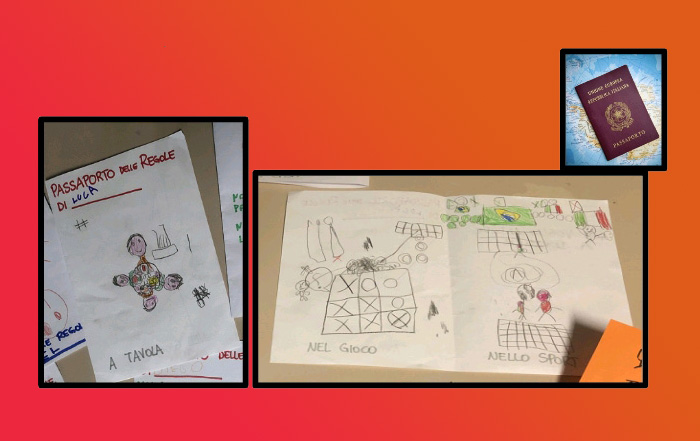 disegni fatti bambini rappresentanti alcune regole da seguire