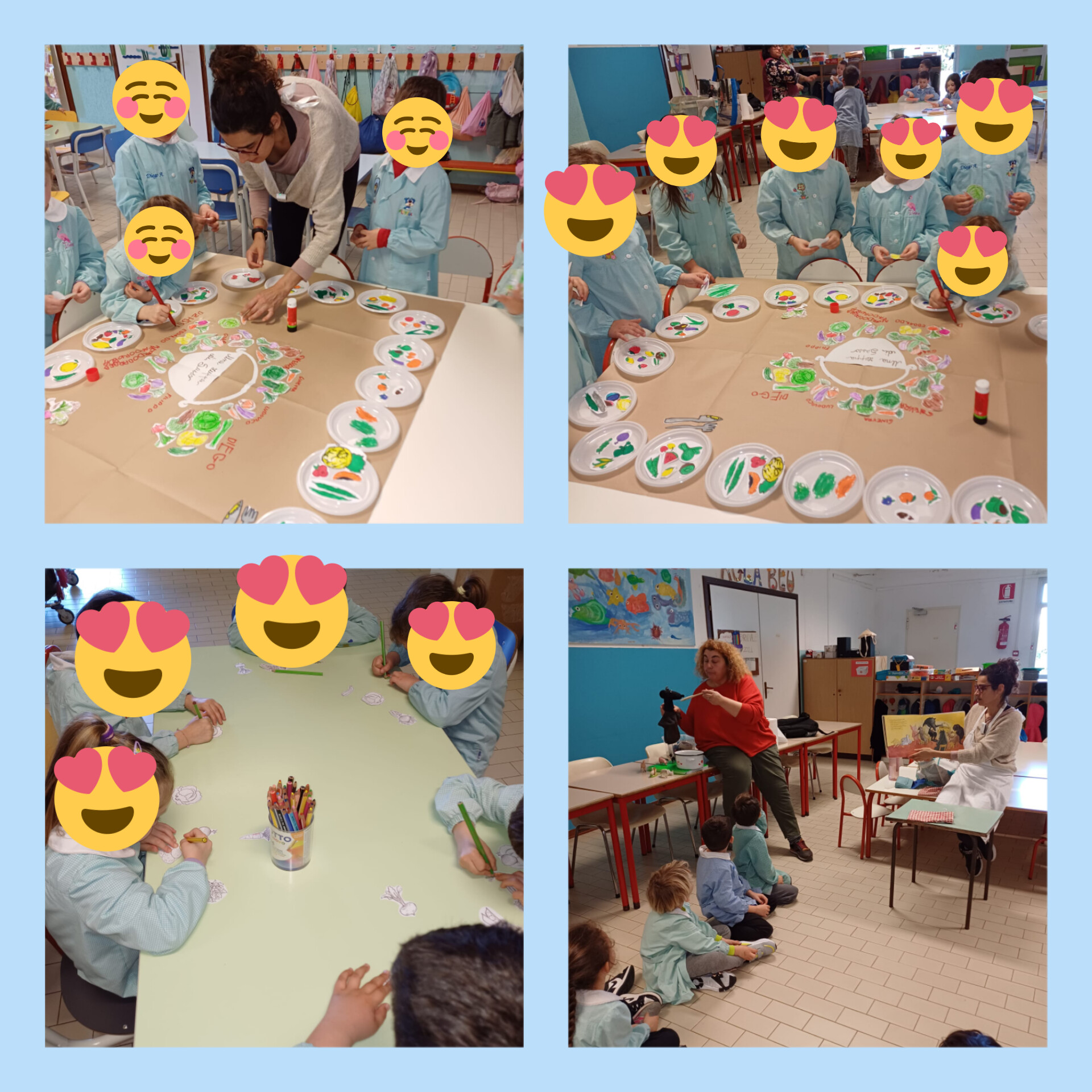 bambini durante il percorso